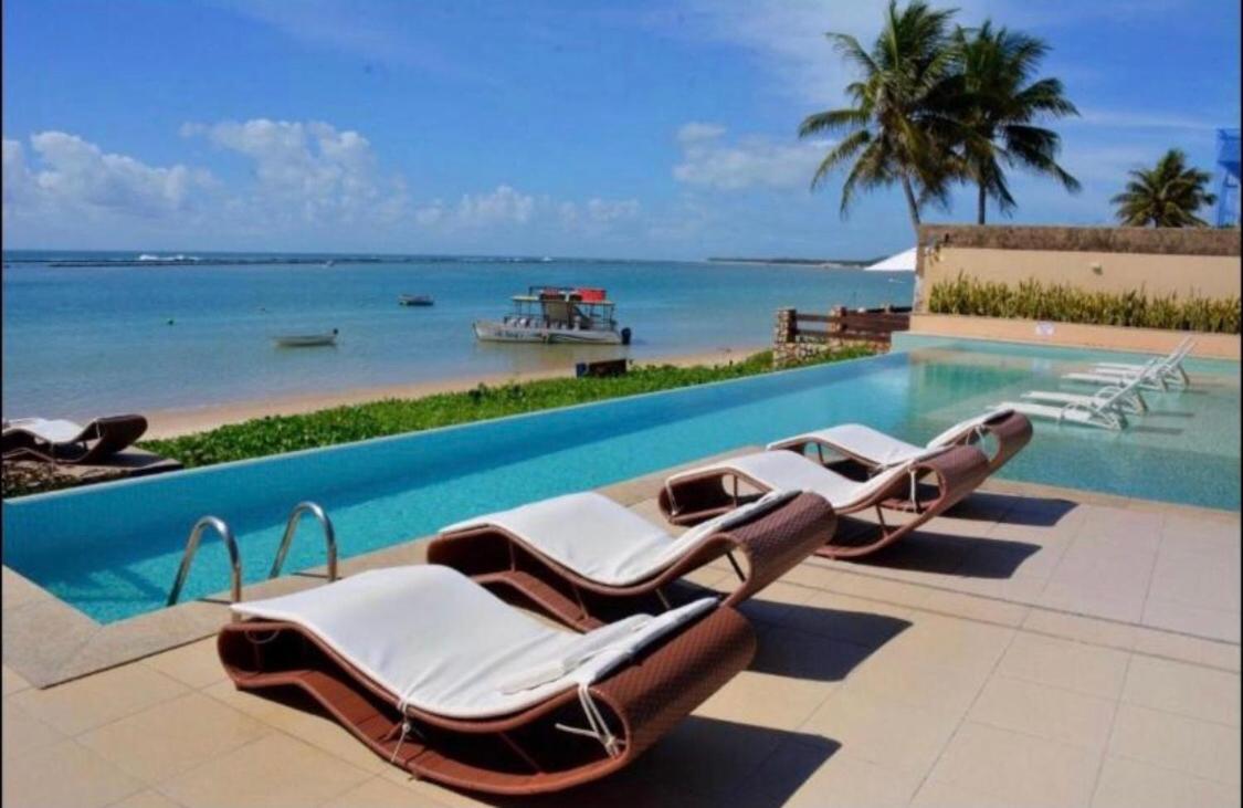Barra Bali Ap 06 - Paraiso A Beira Mar Barra de São Miguel Exteriör bild