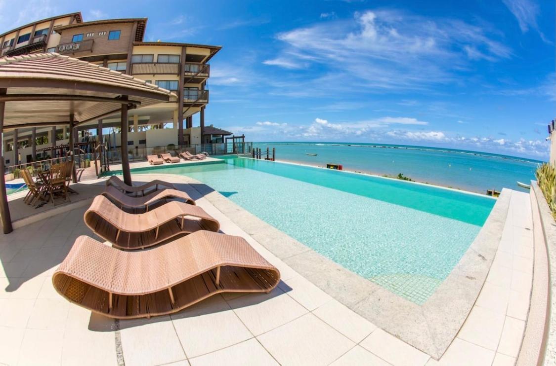 Barra Bali Ap 06 - Paraiso A Beira Mar Barra de São Miguel Exteriör bild