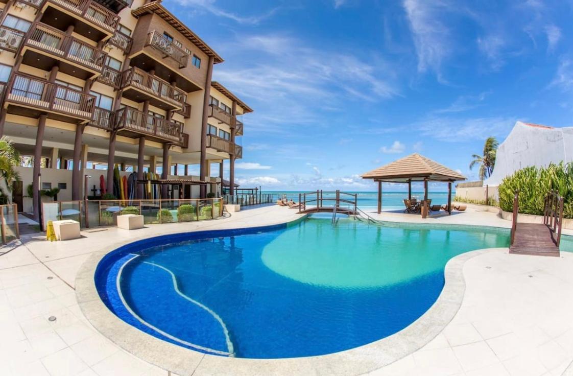 Barra Bali Ap 06 - Paraiso A Beira Mar Barra de São Miguel Exteriör bild